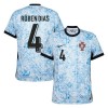 Maglia Portogallo Ruben Dias 4 Trasferta Divisa Euro 2024